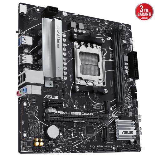 ASUS PRIME B650M-R AMD AM5 DDR5 7200 HDMI 2xM2 USB3.2 mATX III AURA RGB 2.5Gbit LAN